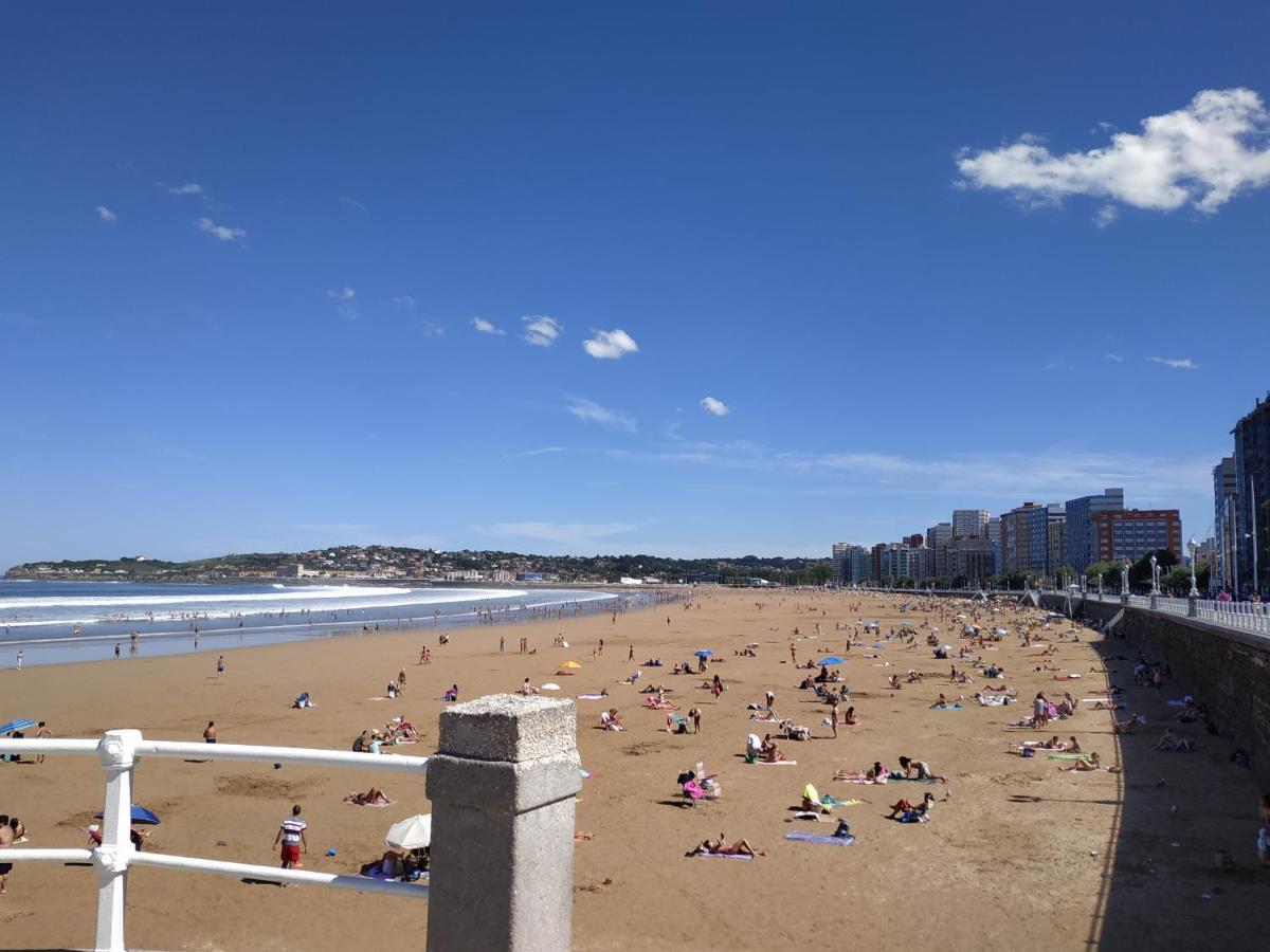 Ferienwohnung El Rincon Del Puerto Gijón Exterior foto